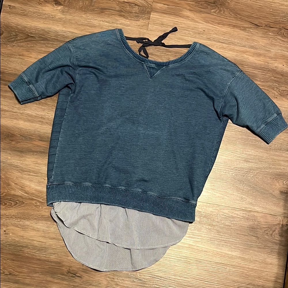 Zara W&B Collection Layered Top